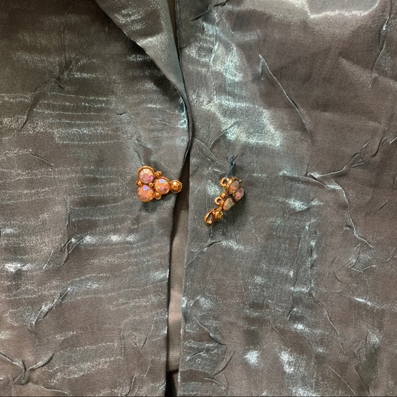 Alex Evenings size 8P blue jacket made in NYC - Picture 5 of 8